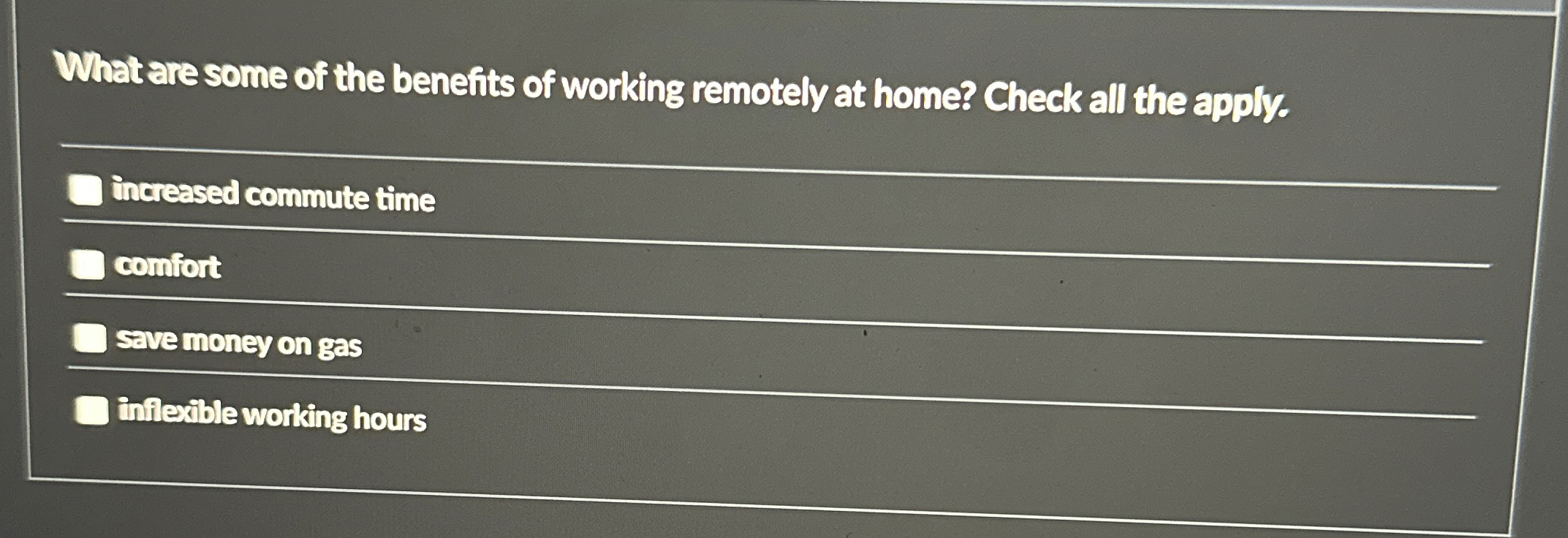 What are some of the benefits of working remotely