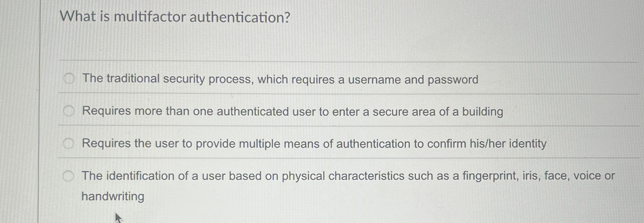 What is multifactor authentication? The