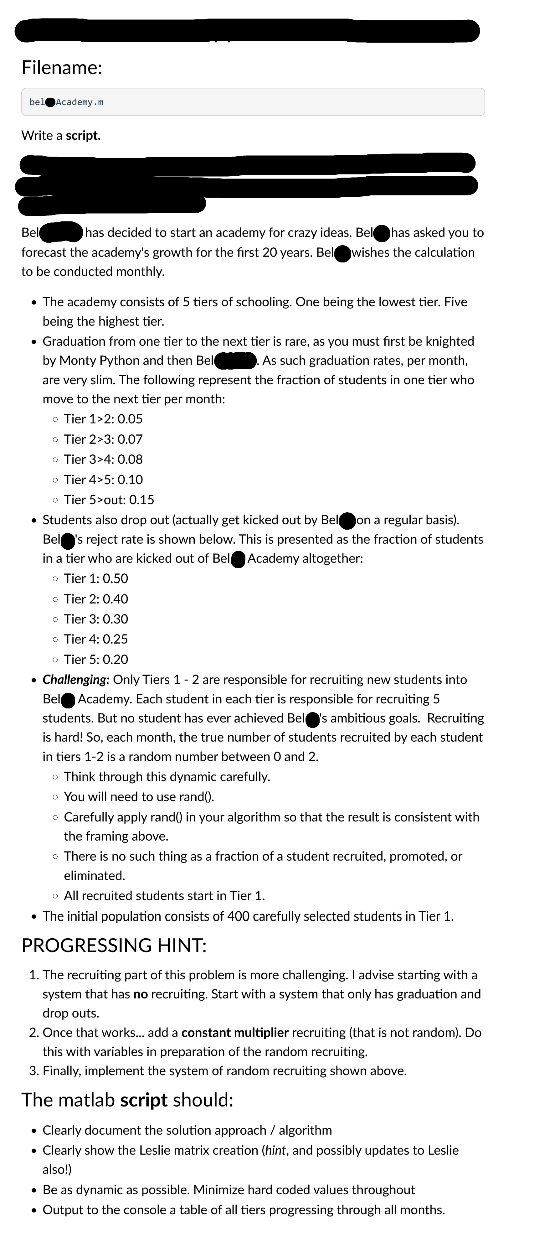 Filename: Write a script. Bel has decided to