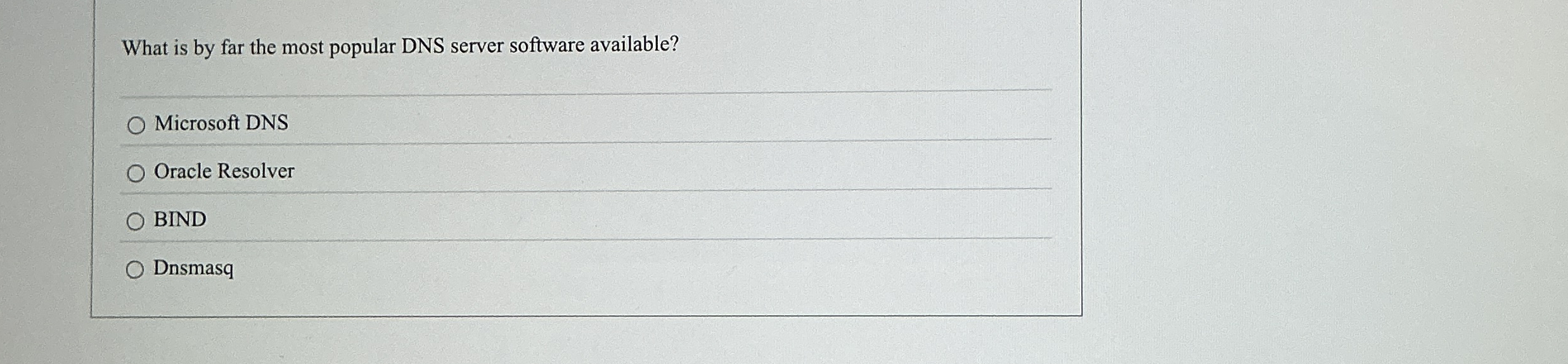 What is by far the most popular DNS server