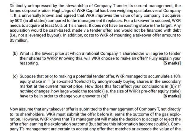 Please answer thoroughly, start from b and c, and