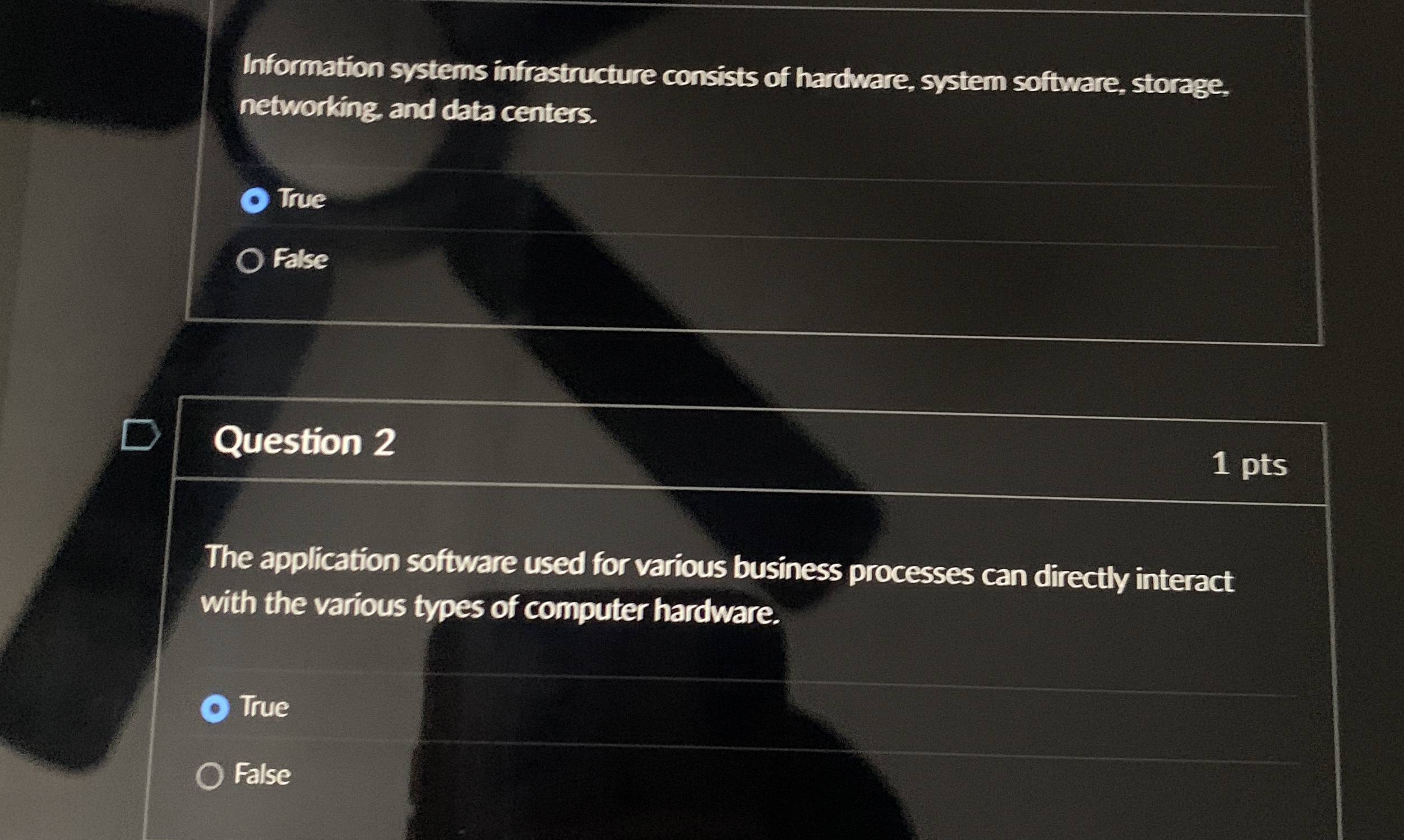 Information systems infrastructure consists of
