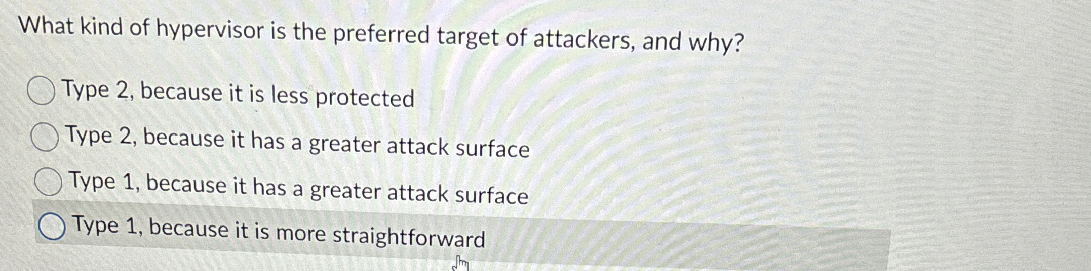 What kind of hypervisor is the preferred target