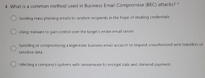 What is a common method used in Business Email