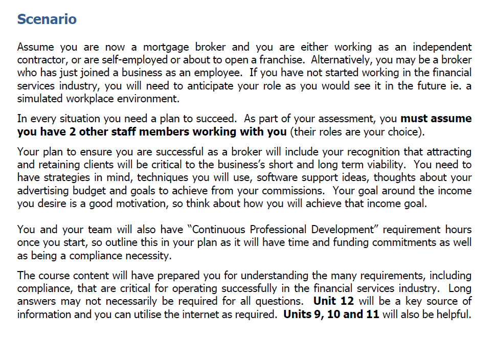 5. Define your operations by the following: a.