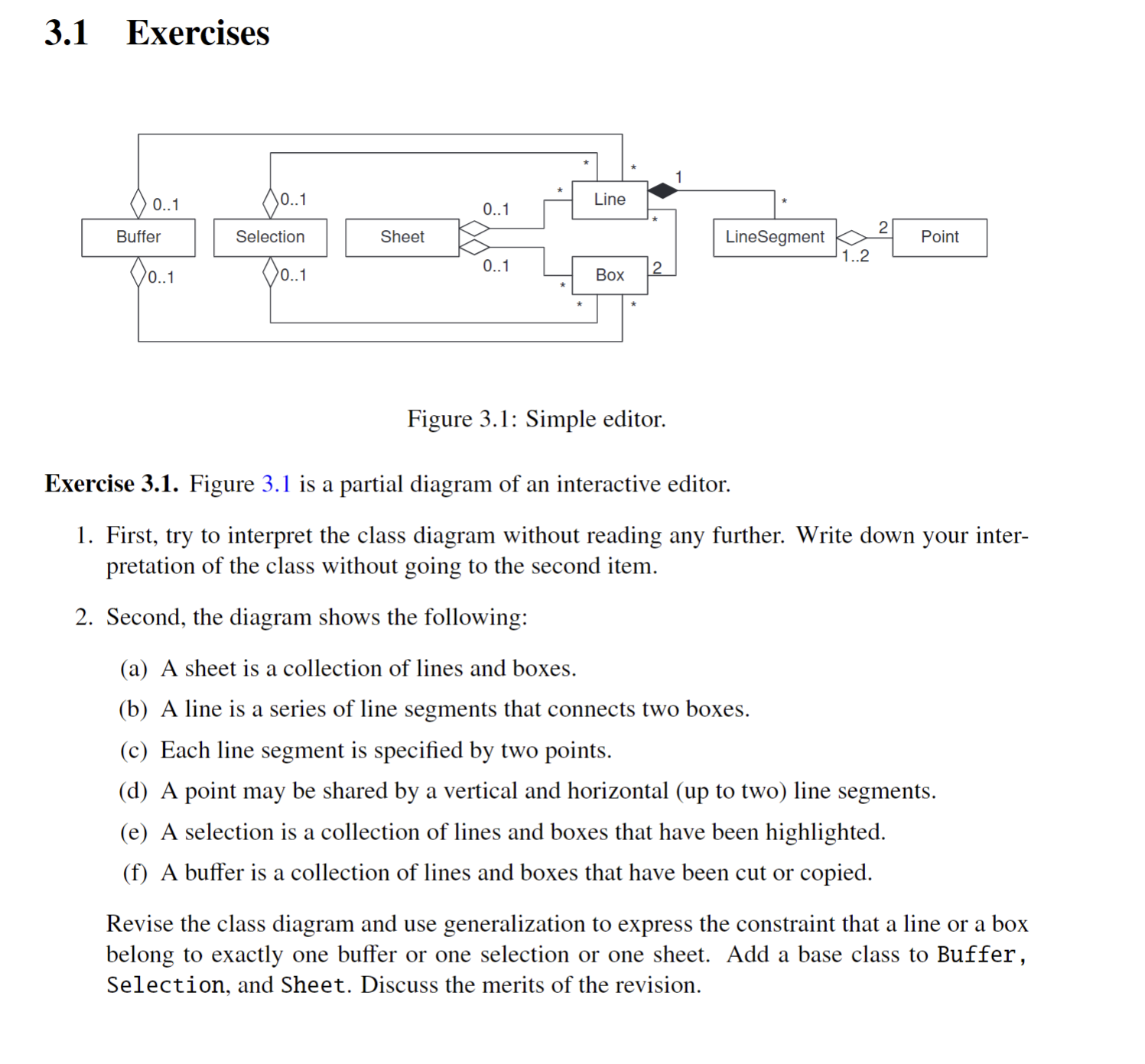 3 . 1 Exercises Figure 3 . 1 : Simple editor.
