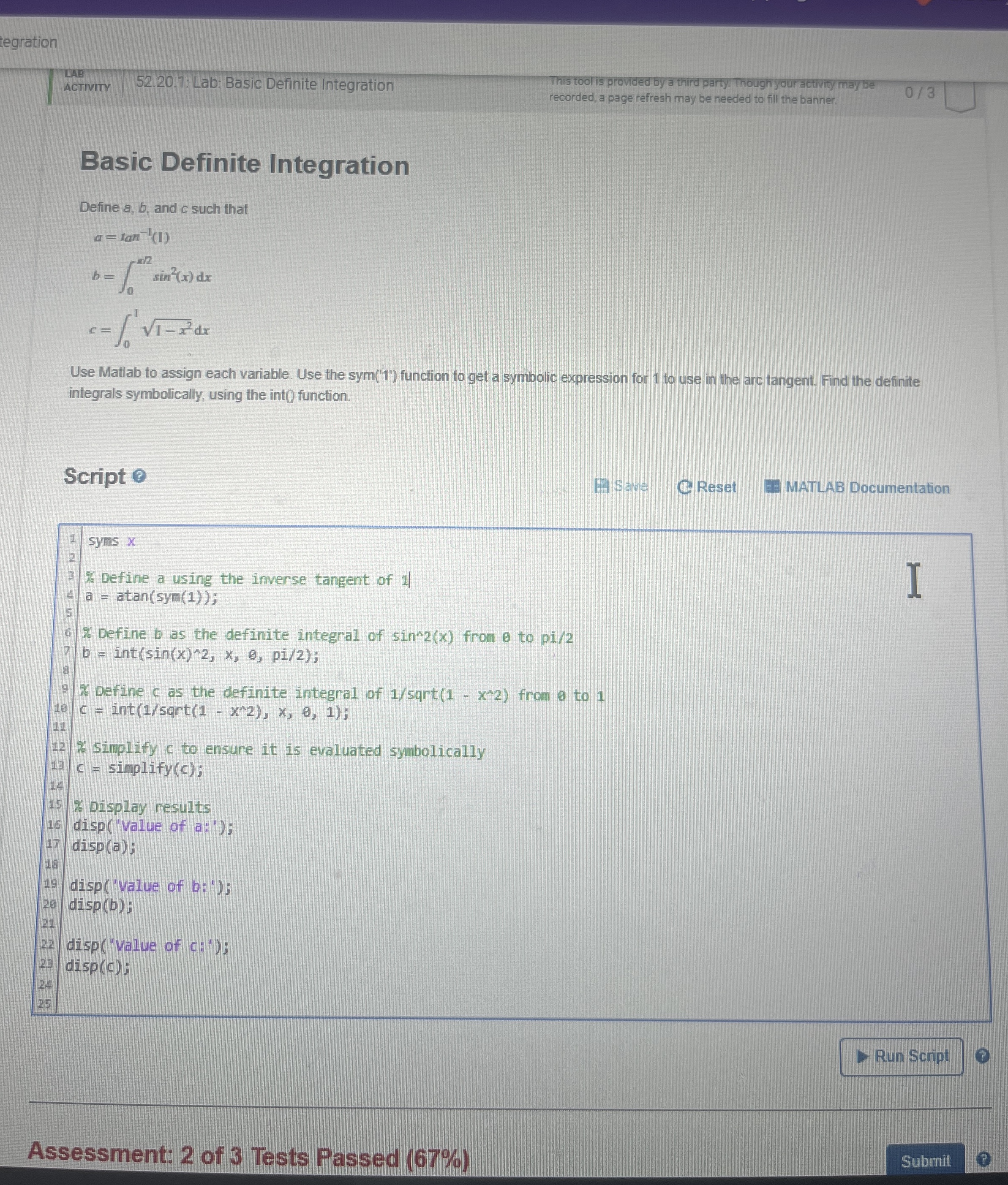 tegration LAB Activity 5 2 . 2 0 . 1 : Lab: Basic