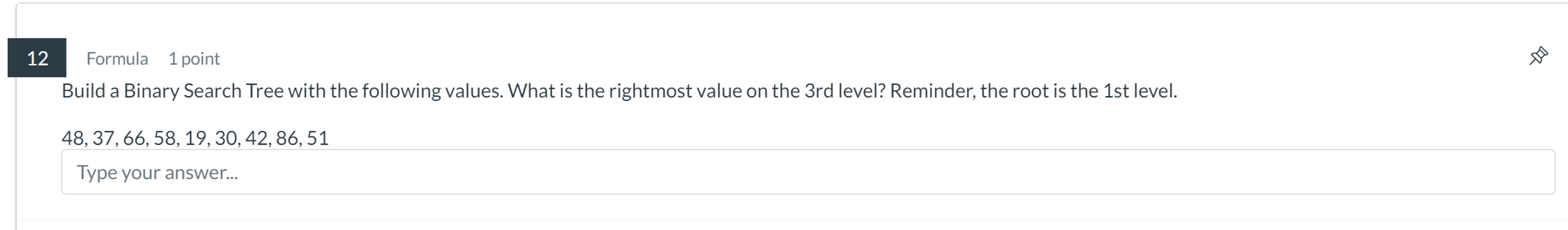 Build a Binary Search Tree with the following