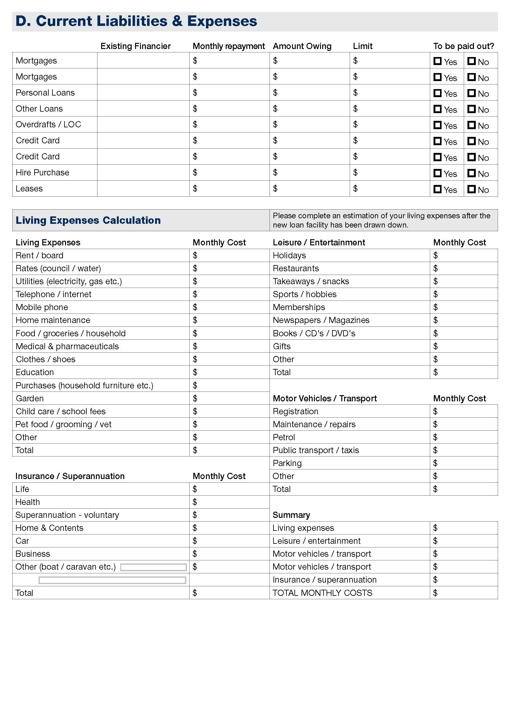 Fact Find Initial Interview: Time Date Location
