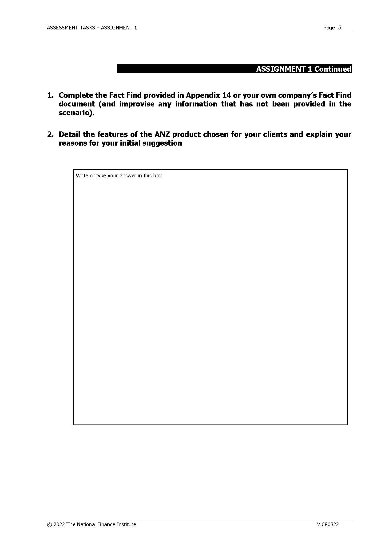 Fact Find Initial Interview: Time Date Location