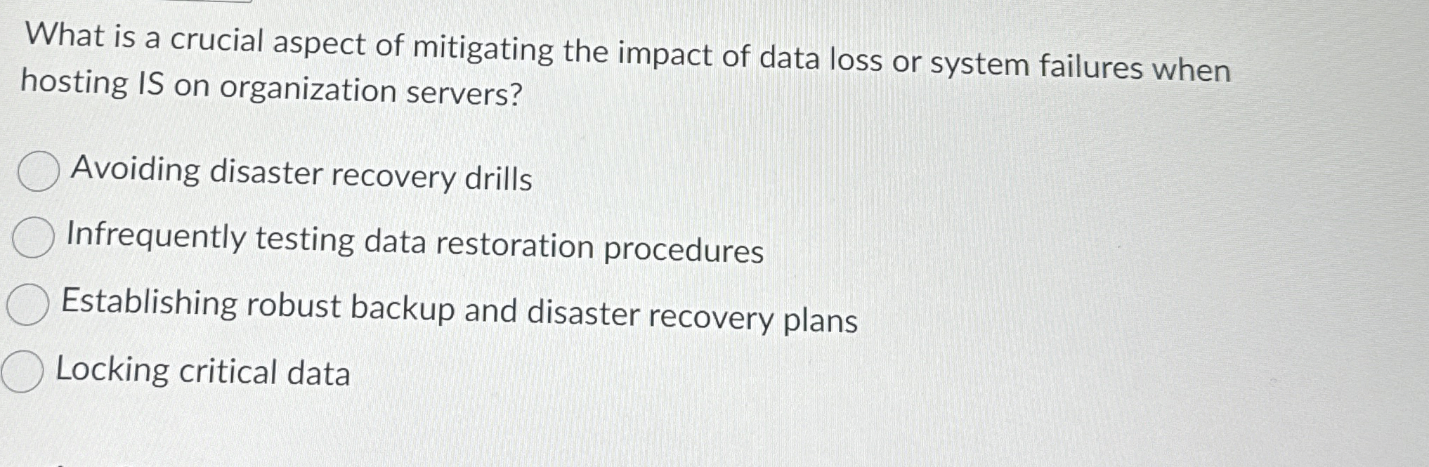 What is a crucial aspect of mitigating the impact