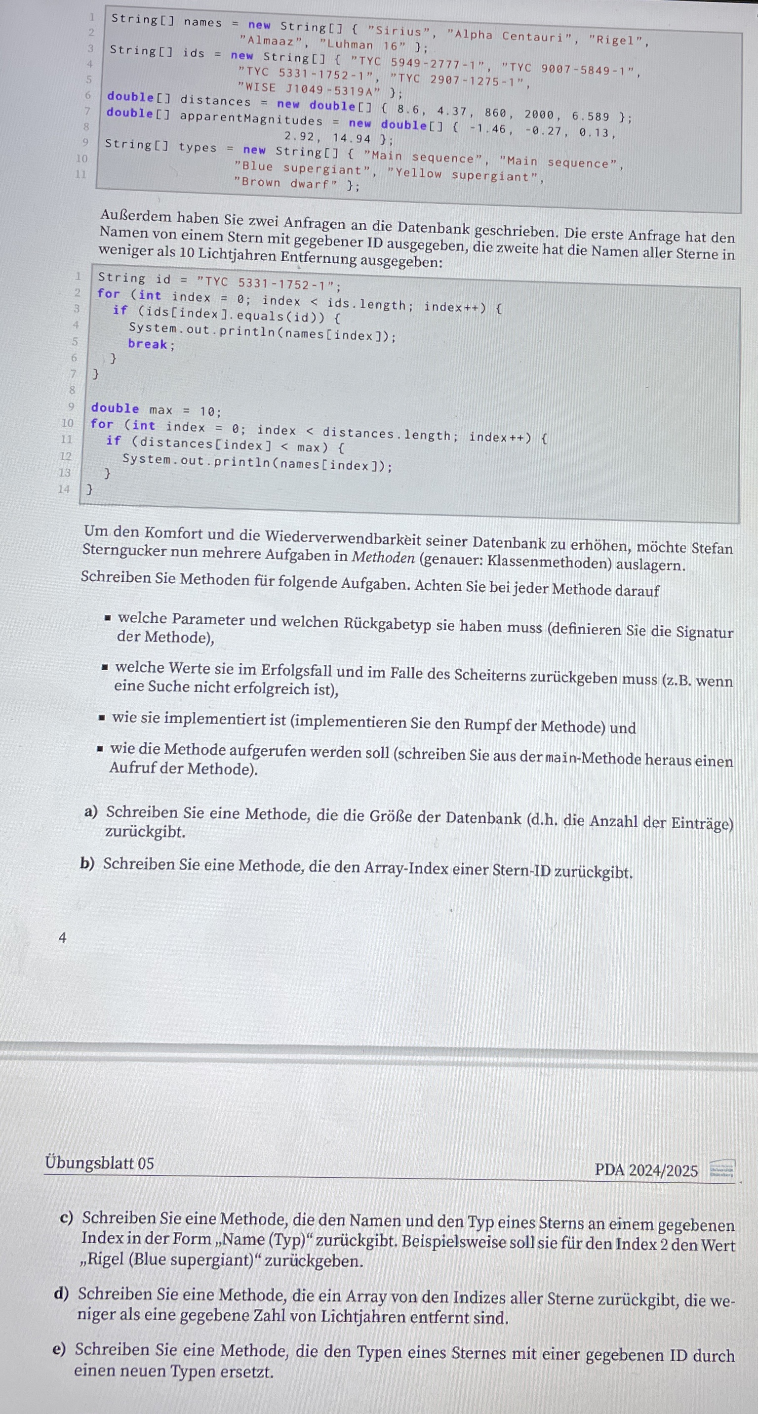 Au erdem haben Sie zwei Anfragen an die Datenbank