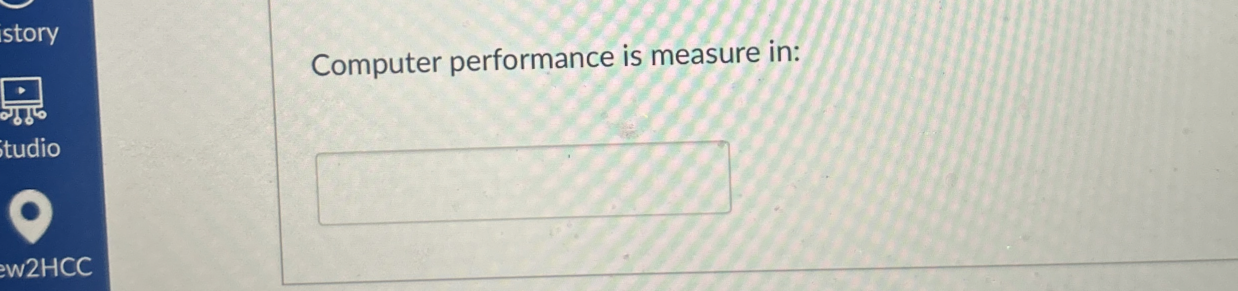 Computer performance is measure in: