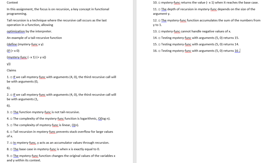 please solve this, functional programming. 1 0 .
