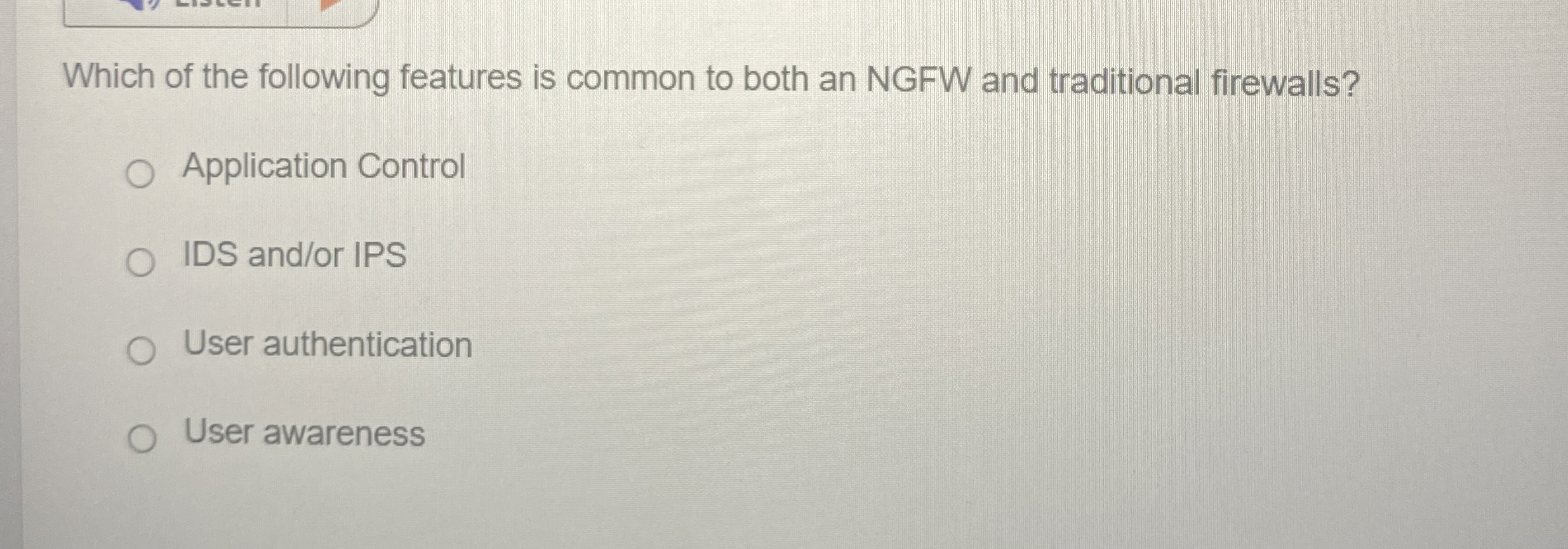 Which of the following features is common to both