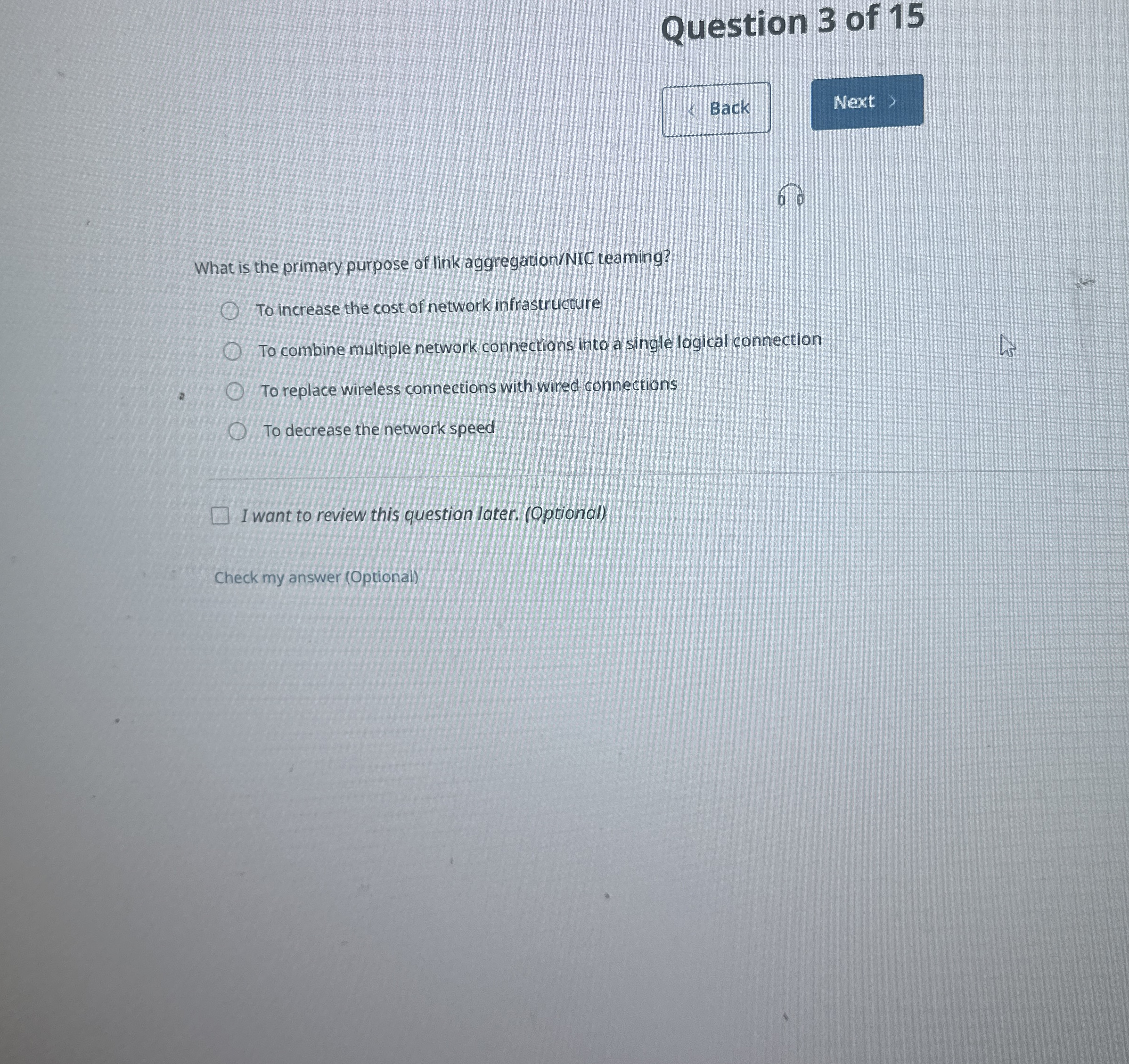 Question 3 of 1 5 What is the primary purpose of