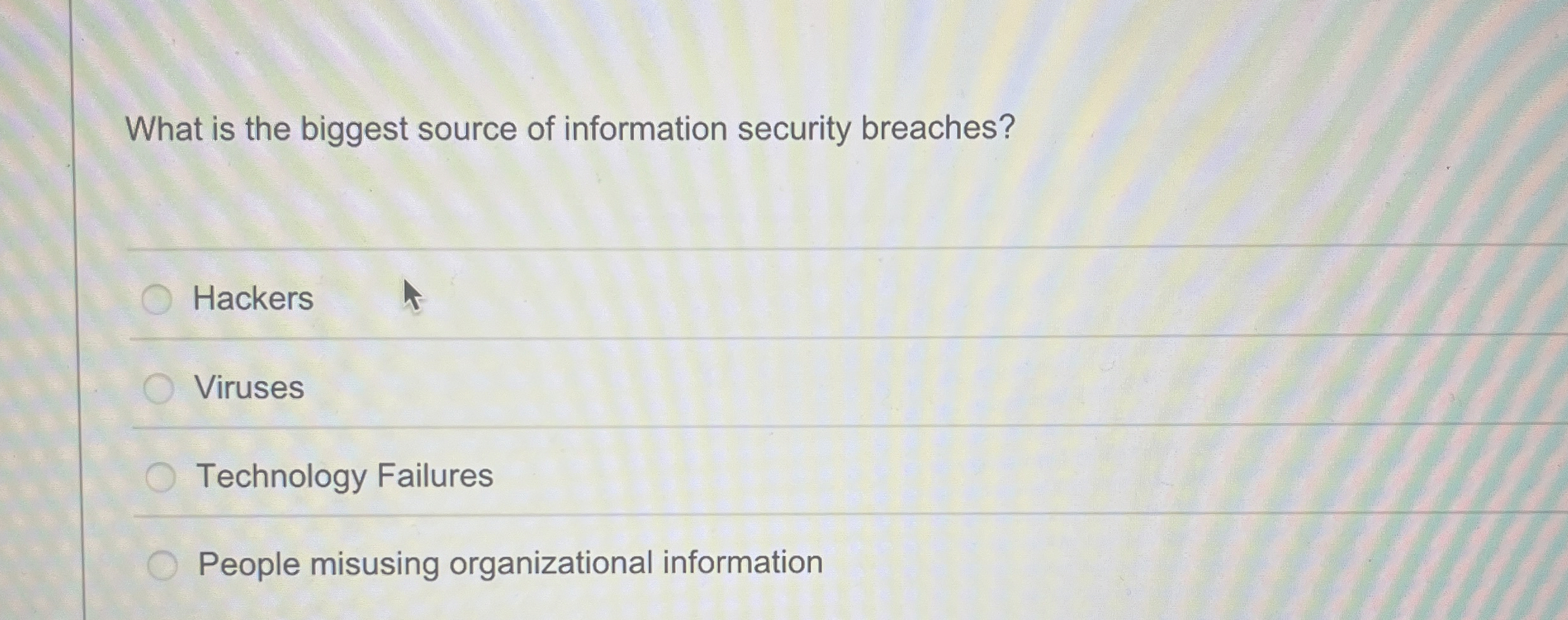 What is the biggest source of information