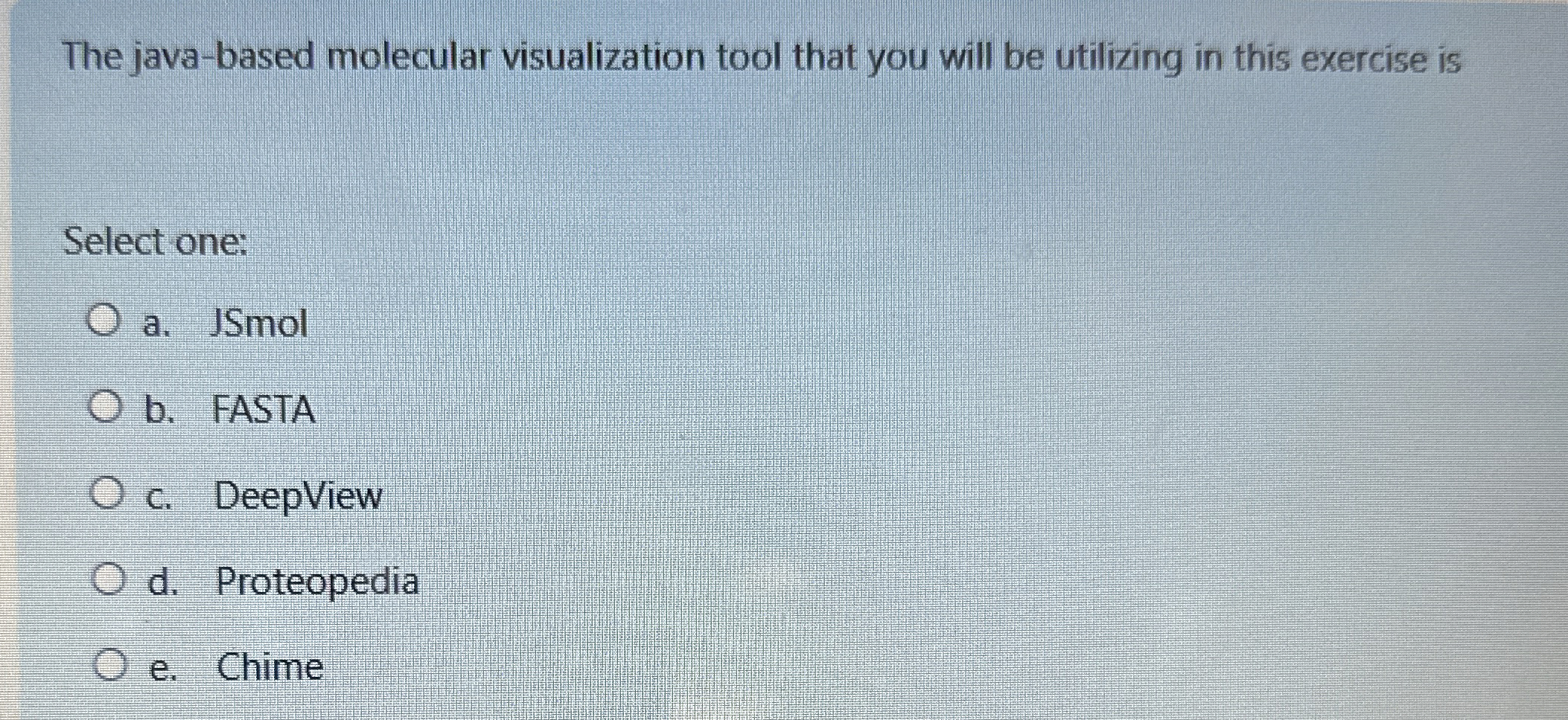 The java - based molecular visualization tool