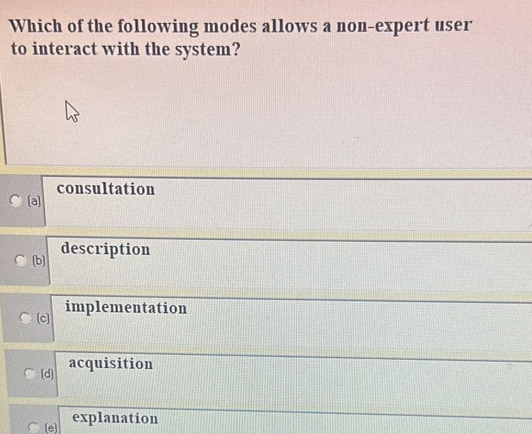 Which of the following modes allows a non -
