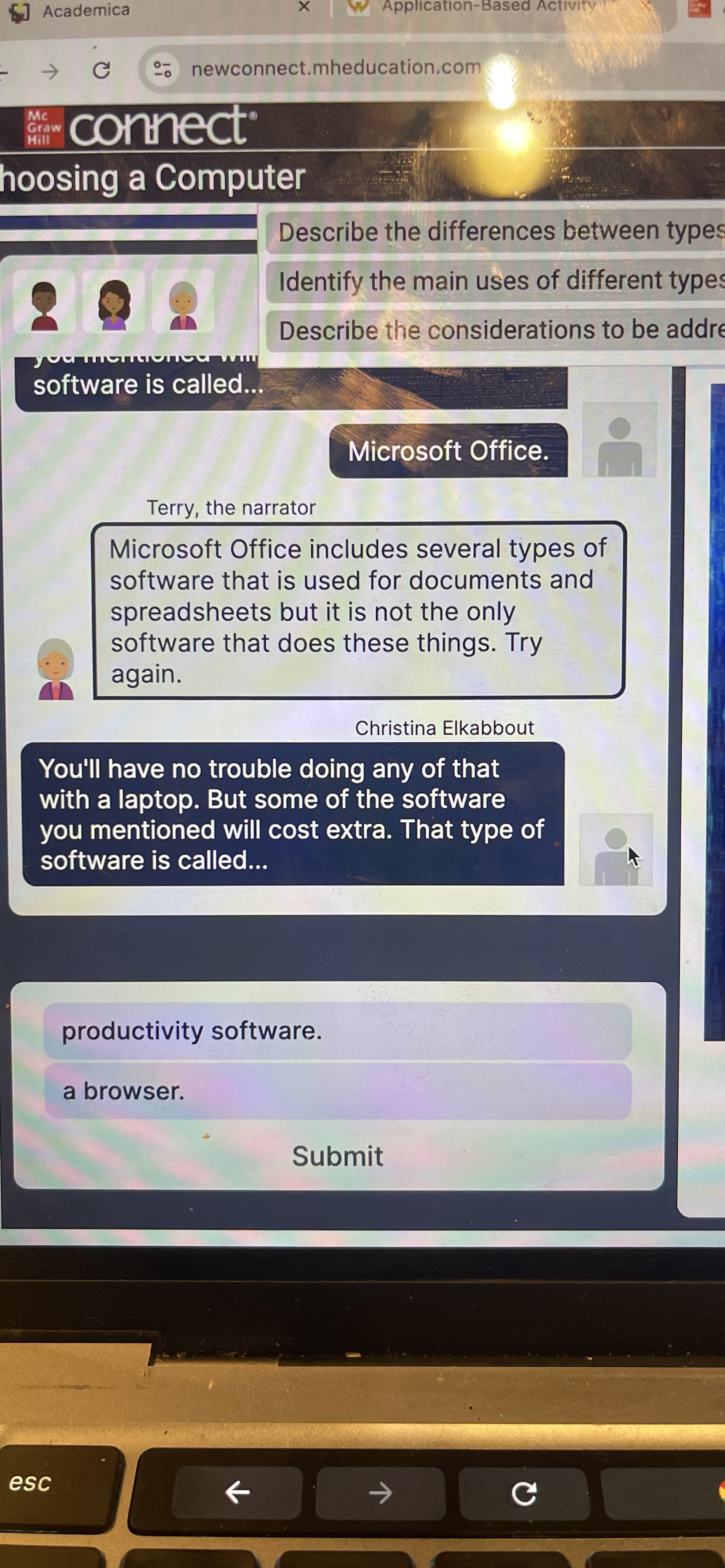 Microsoft Office includes several types of