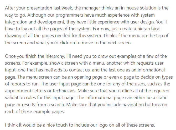 After your presentation last week, the manager