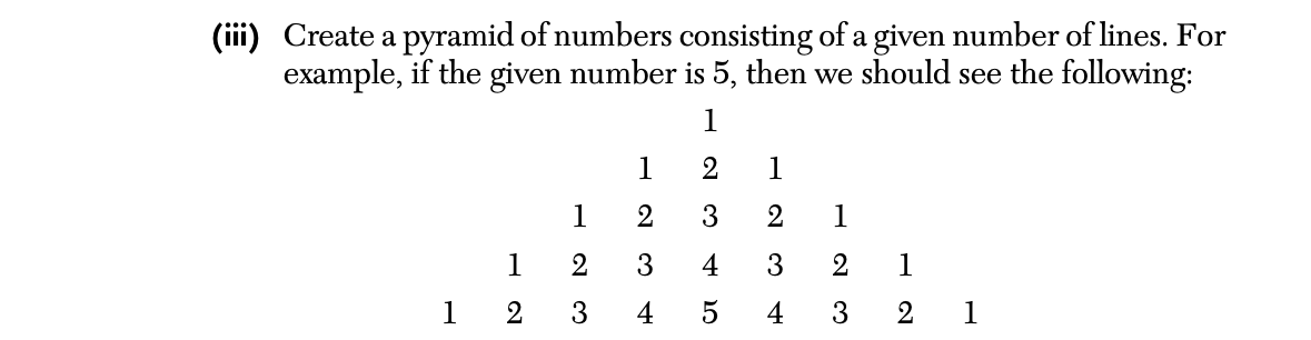 Create a flowchart for this ( iii ) Create a