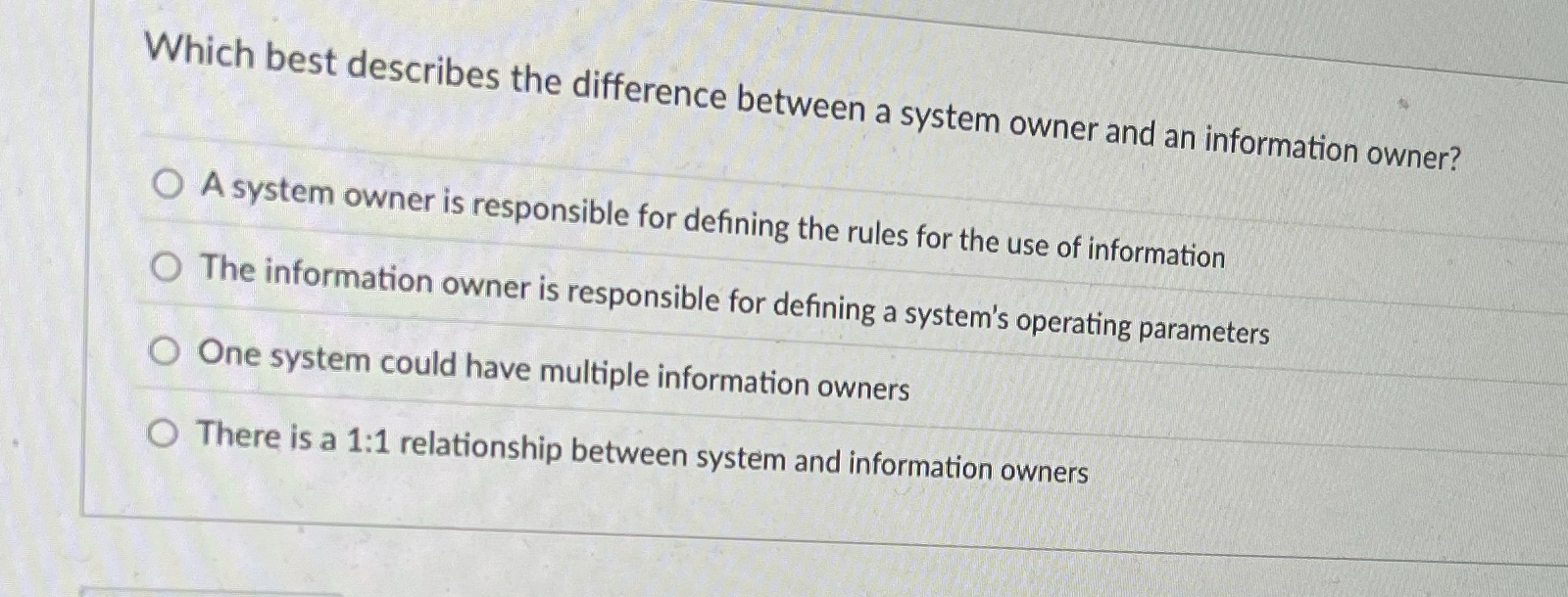 Which best describes the difference between a