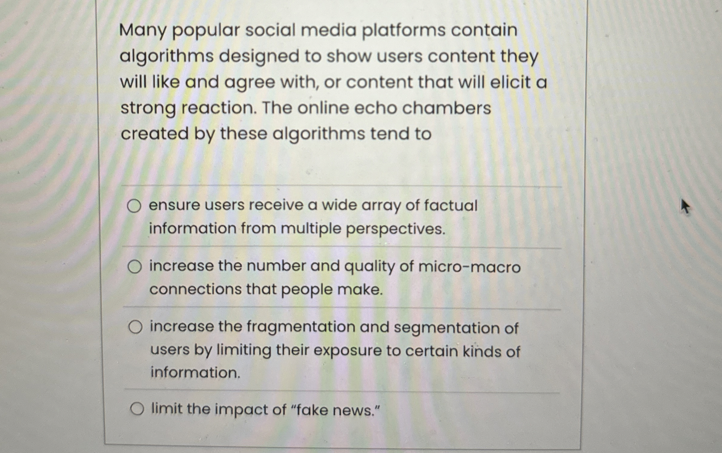 Many popular social media platforms contain