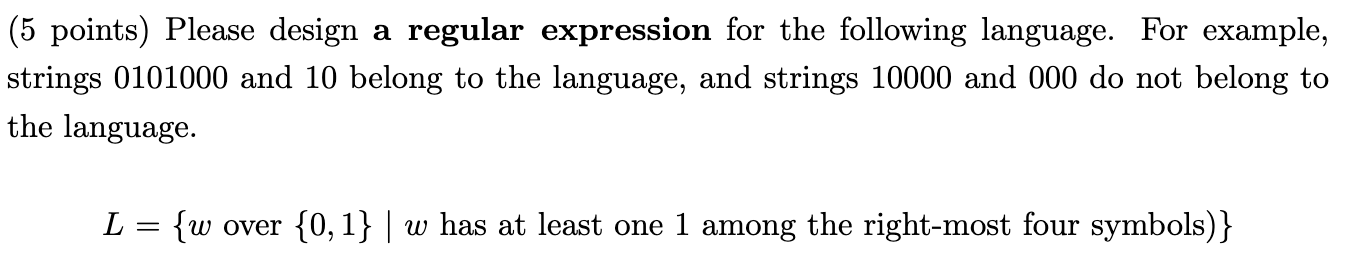 Please design a regular expression for the
