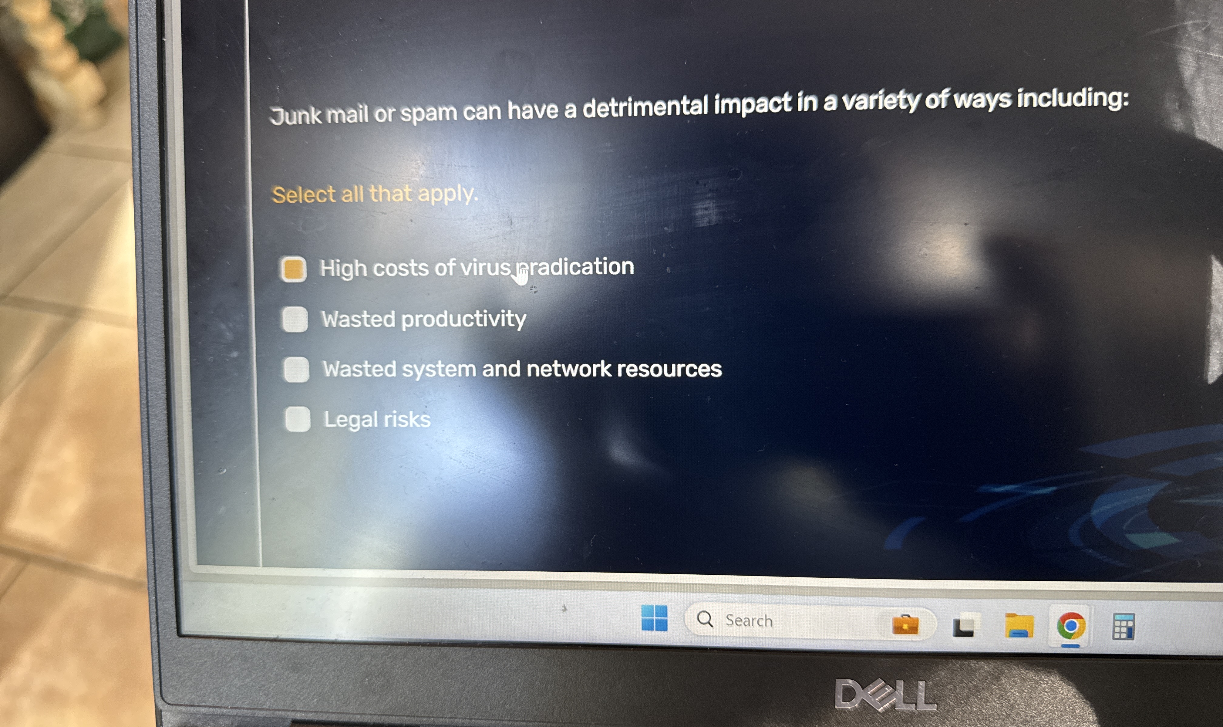 Junk mail or spam can have a detrimental impact