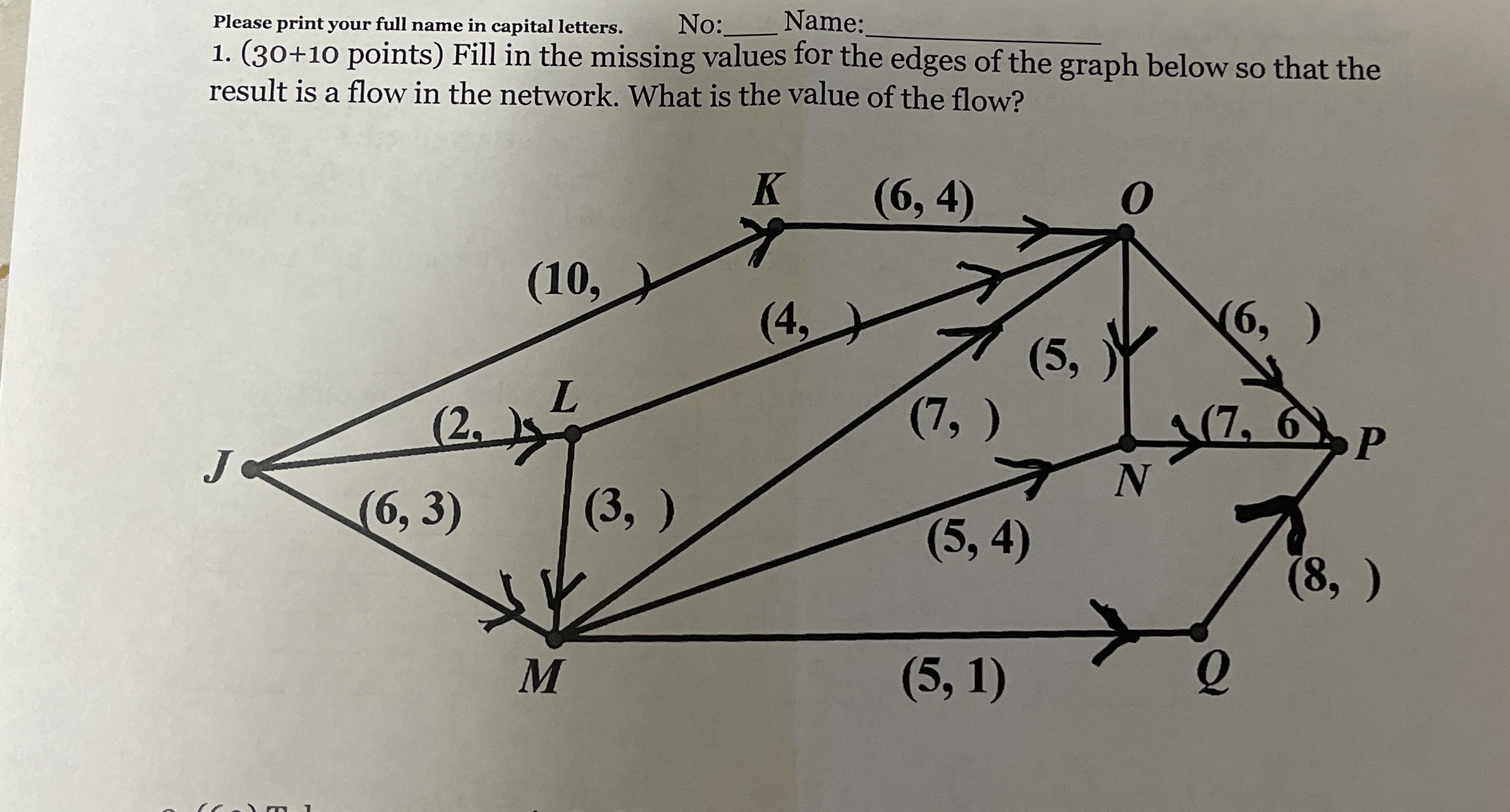 Please print your full name in capital letters.