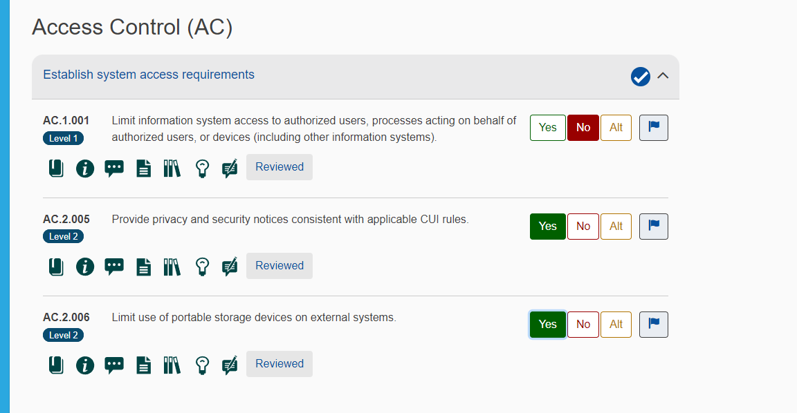 Access Control ( AC ) Establish system access