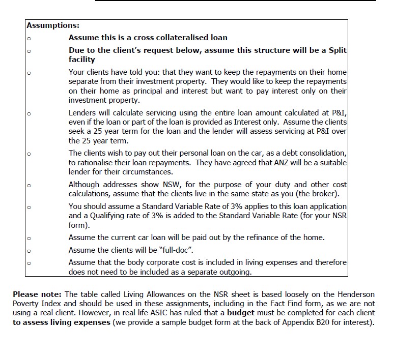 3. List the supporting documents that would he