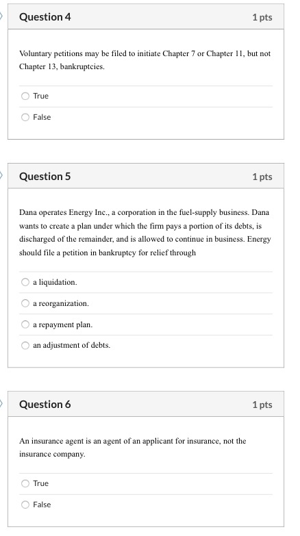 solve the below questions D Question 5 2 pts
