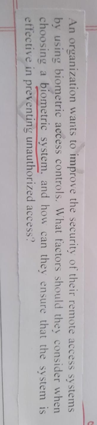 An organization walits to improve the security of