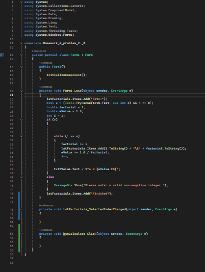 Enter n Value: Value of e:r using 5 yaten; unting