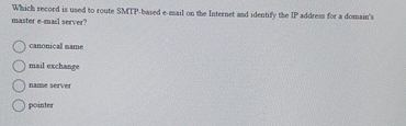 Which secord is used to route SMTP - based e -