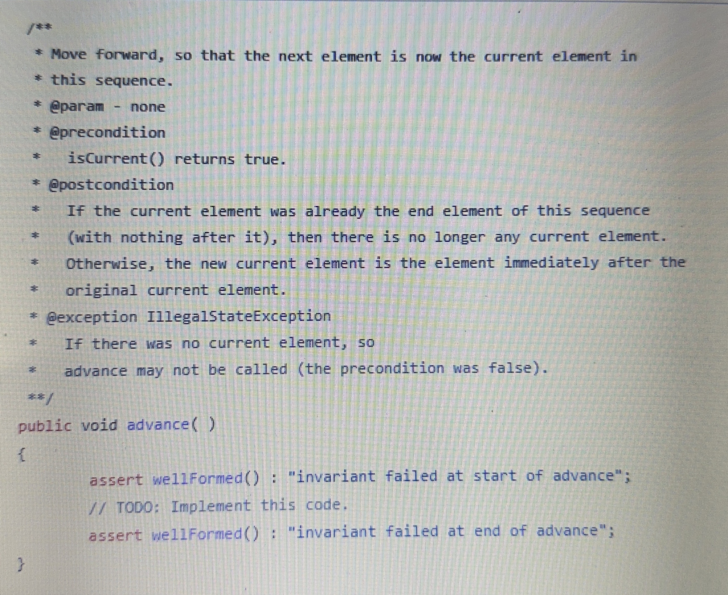 ? ? * * * * Move forward, so that the next