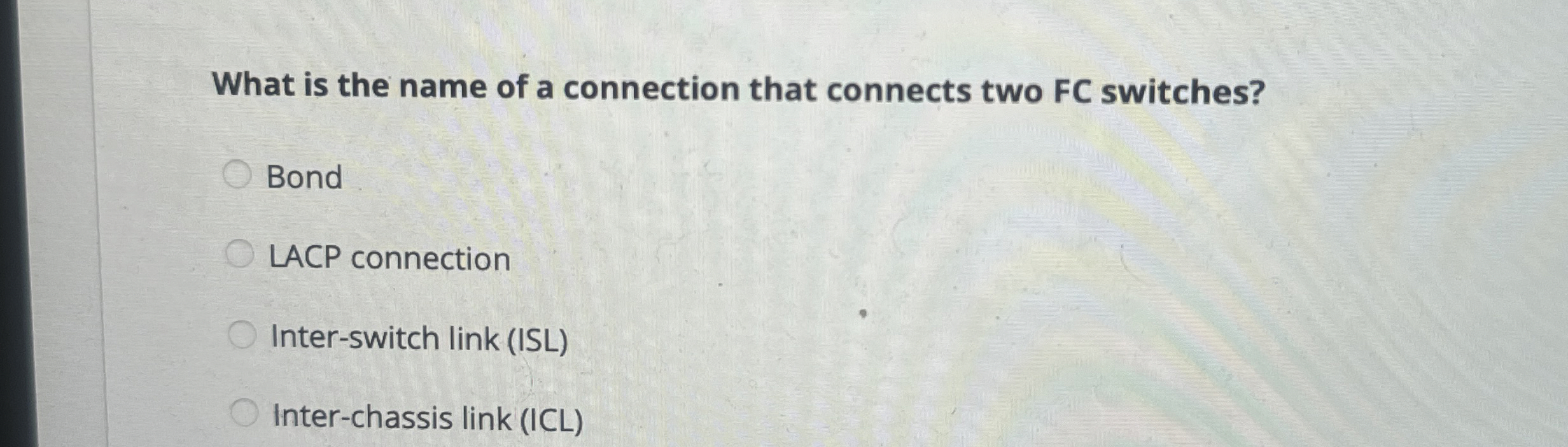 What is the name of a connection that connects