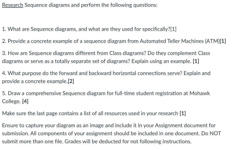 1 . What are Sequence diagrams, and what are they