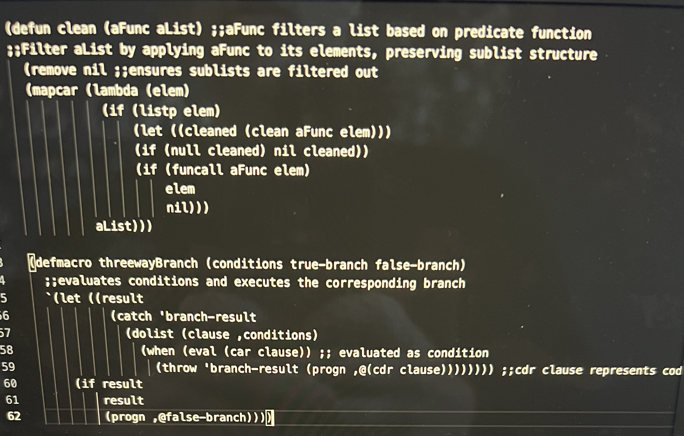 SBCL: NEED HELP FIXING ERRORS! in clean: FAIL: