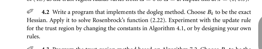 4 . 2 Write a program using MATLAB that