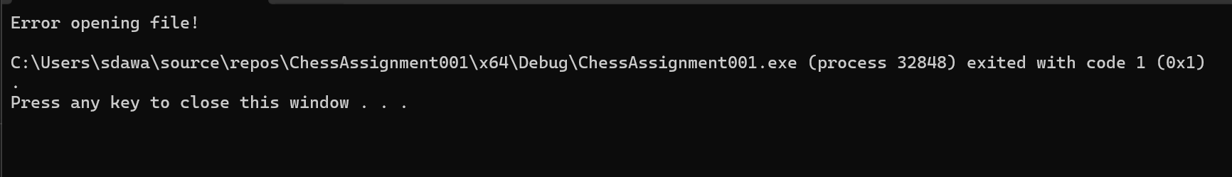 Why is my code not opening the text file ? ? I