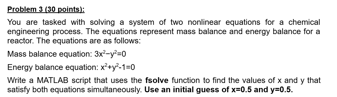 MATLAB NOT PYTHON!! MATLAB PLEASE!! MATLAB!!
