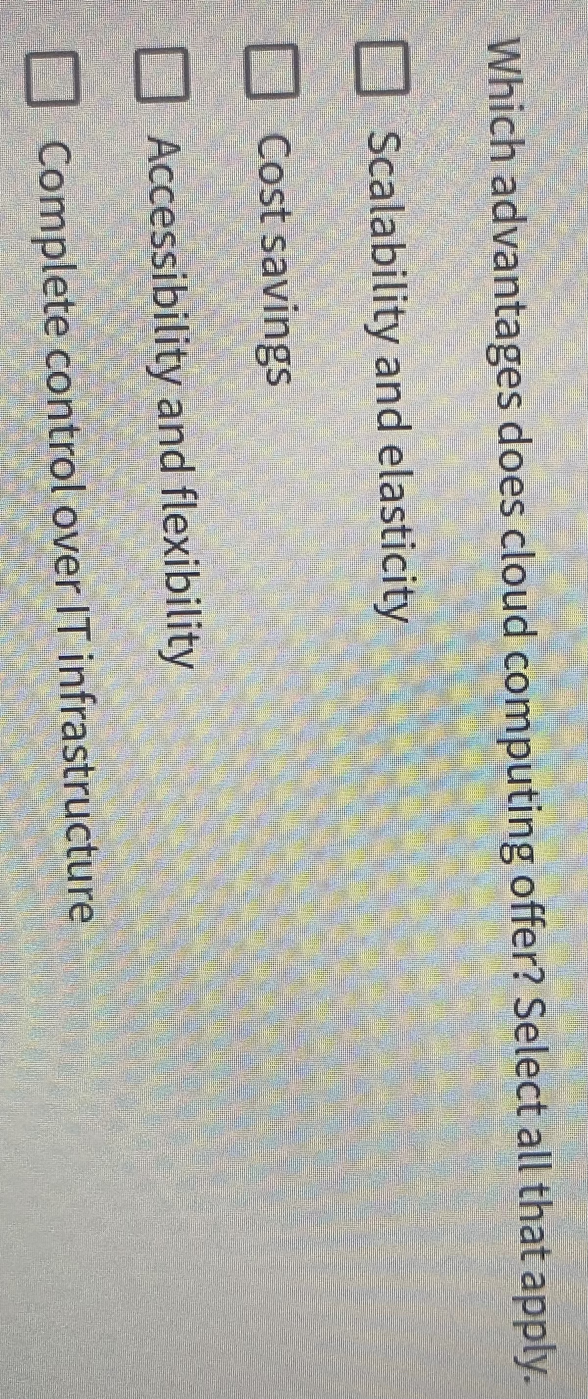 Which advantages does cloud computing offer?