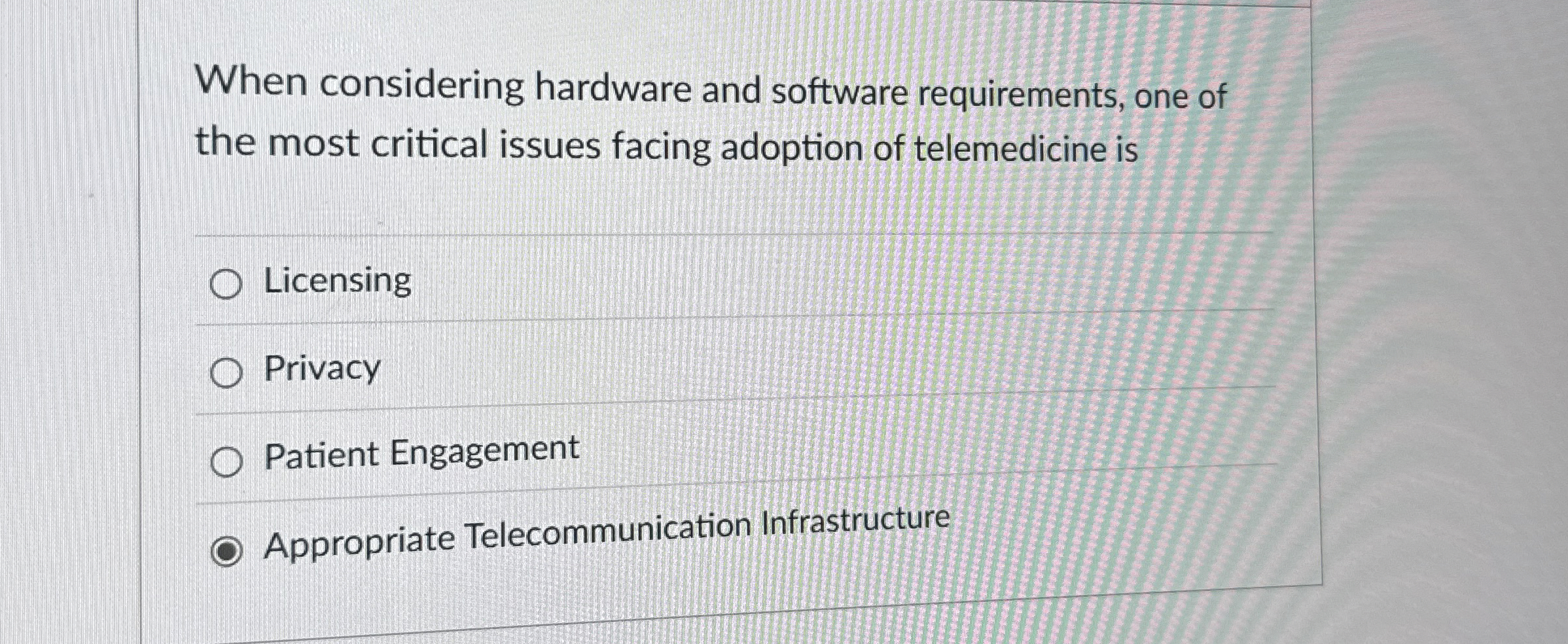When considering hardware and software