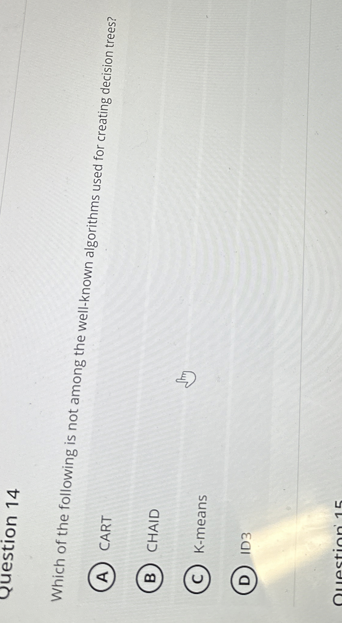 Question 1 4 Which of the following is not among