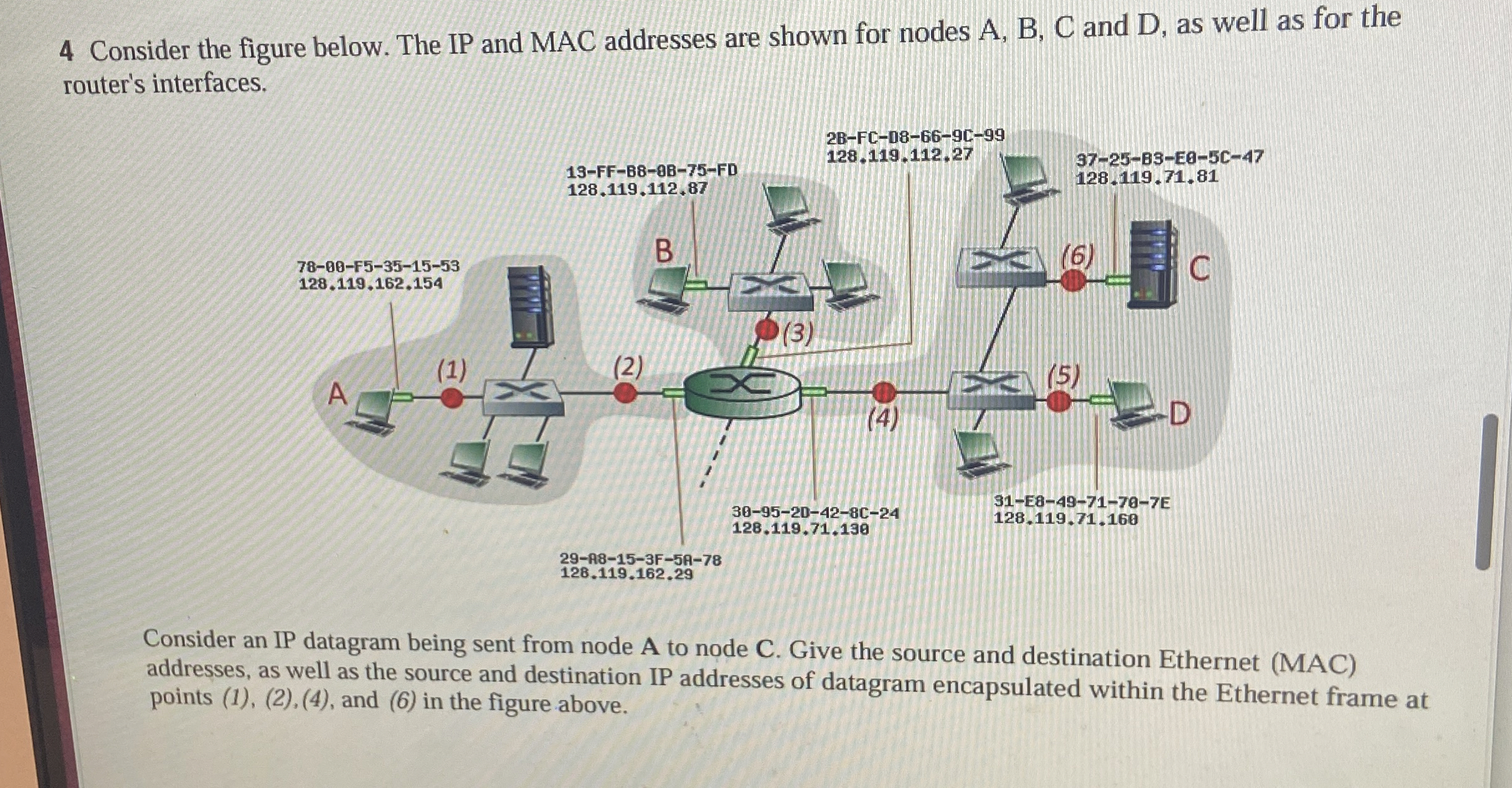 Explain step by step how to solve this problem 4