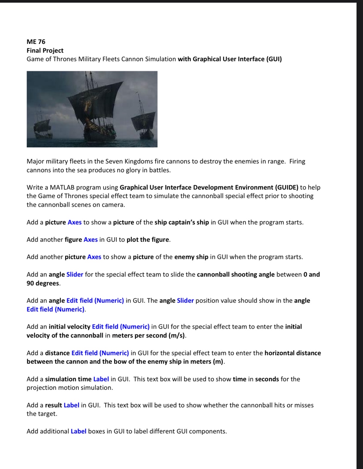 ME 7 6 Final Project Game of Thrones Military