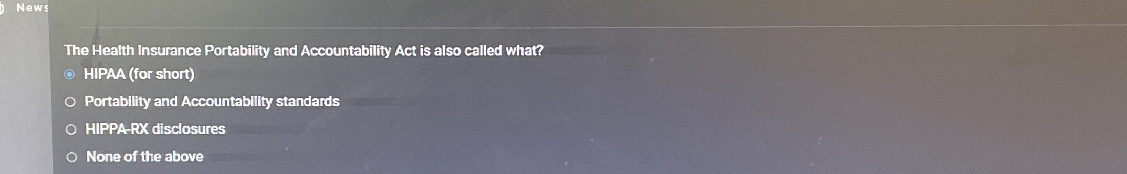 The Healith Insurance Portability and